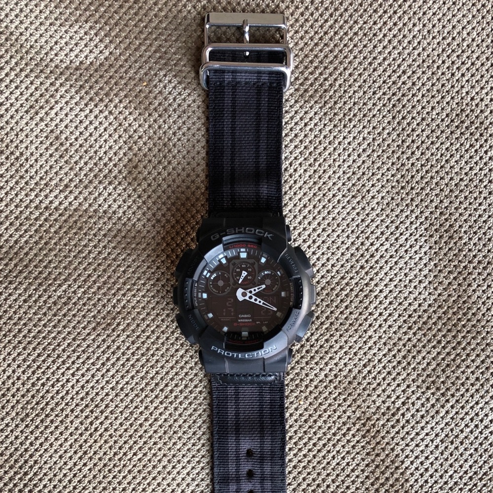 Casio G-Shock x Military GA-100MC-1A BLACK / GREY